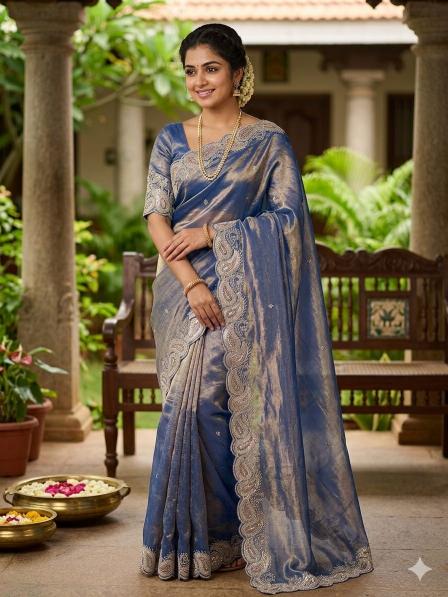 Vastrangan banarasi silk saree gujarat wholesale market online